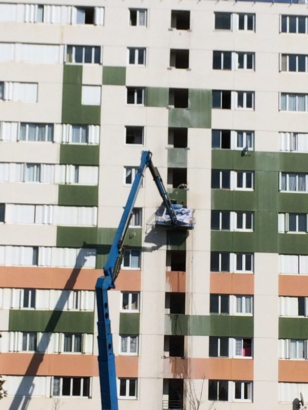 Découpe béton en hauteur par stifor