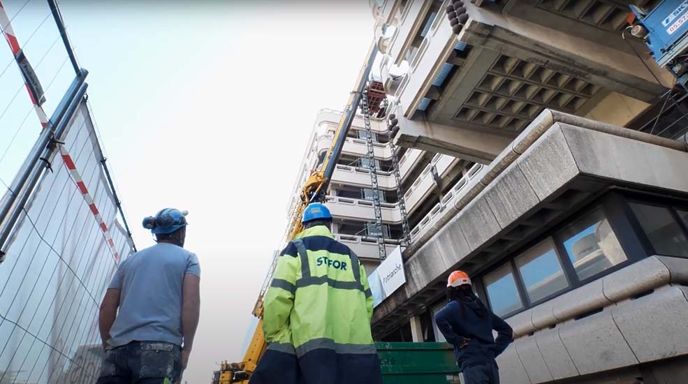 réhabilitation les 3 tours à Mériadeck Bordeaux découpe béton stifor